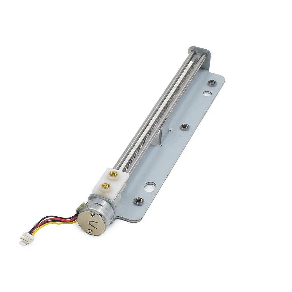 Mini Linear Slide Table 15mm 2 Phase 4 Wire Stepper Motor 123mm Stroke 9-15V 100-650mA Long Travel Linear Screw Stepping Motor