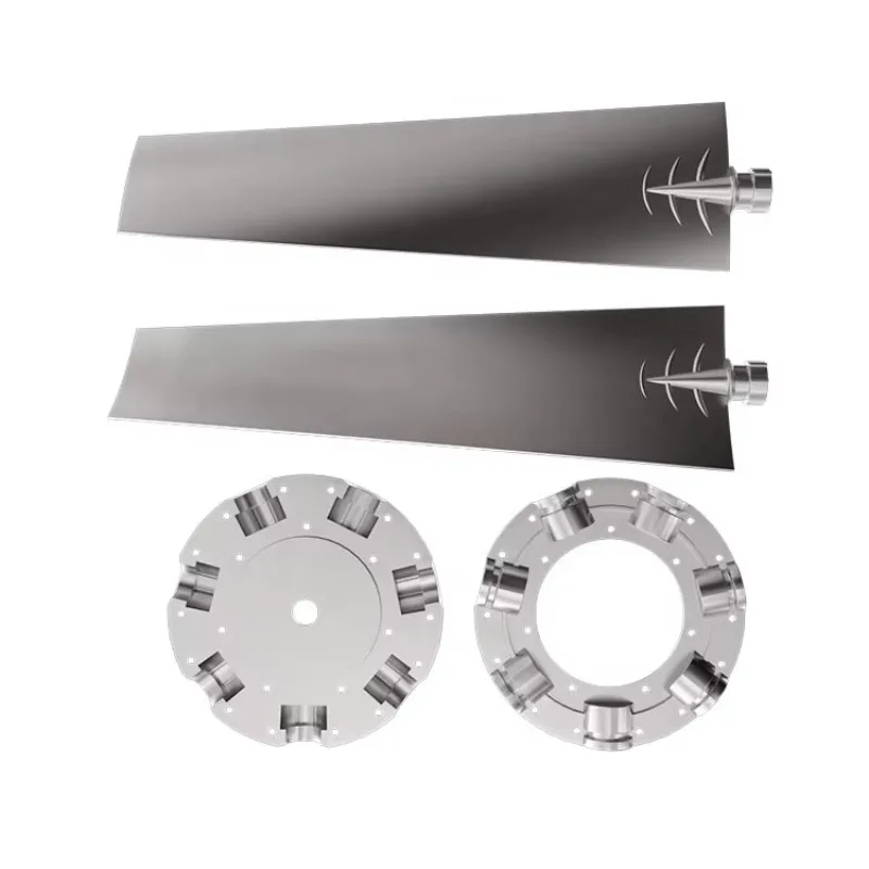 7 Blades Axial Fan Impeller With Aluminum Material Cooling Tower Fan Blade
