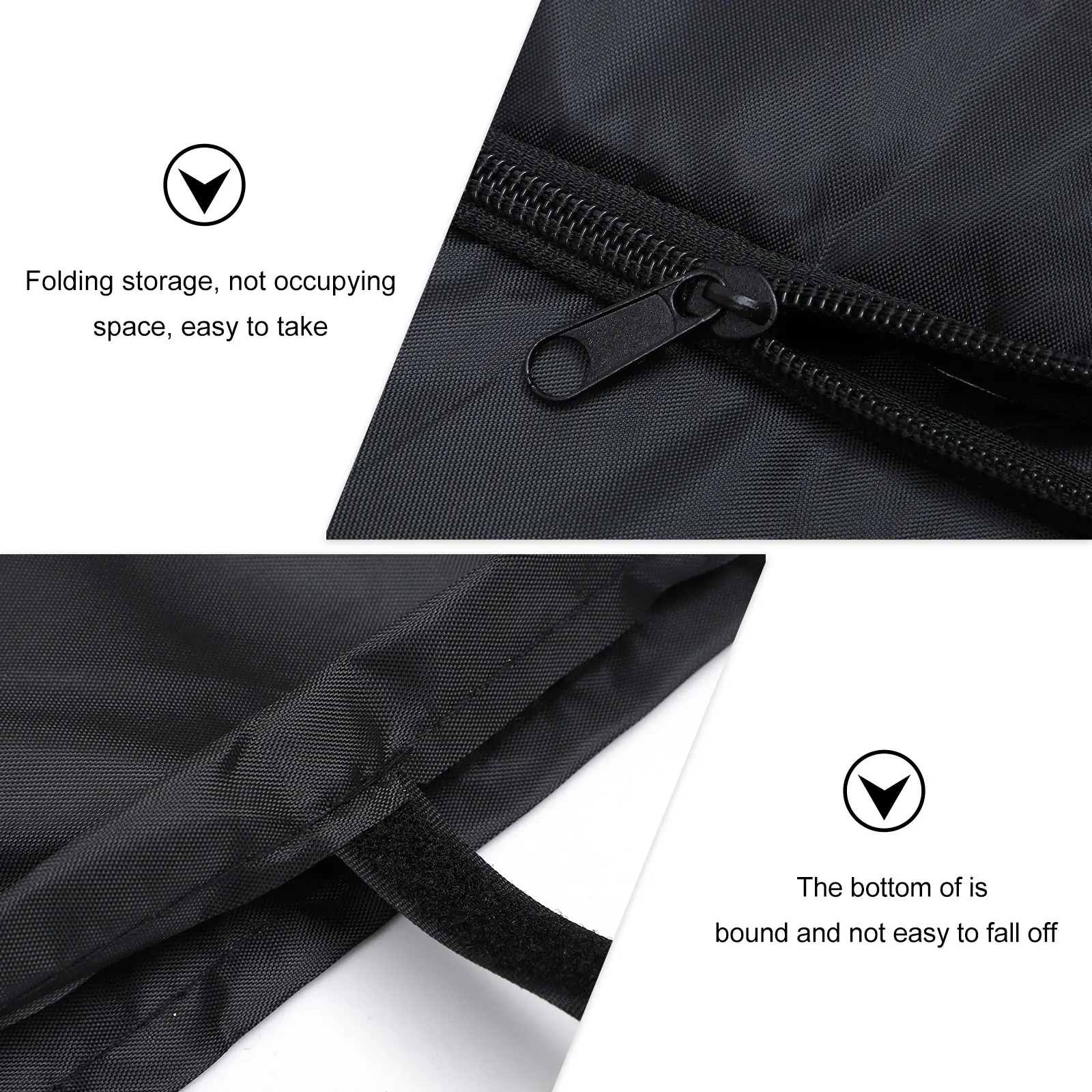 

Firewood Oxford Cloth Waterproof Garden Furniture Cover Fabric Outdoor Frying Pan Protector Black Protective