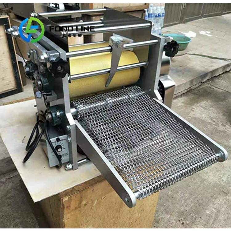 Full Automatic Industrial Flour Corn Mexican Taco Maker Press Bread Dough Presser Grain Flour Tortilla Making Machine