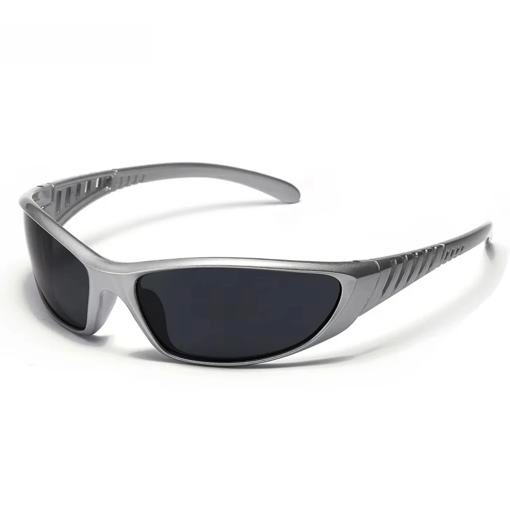 New Unisex  Silver Sunglasses Outdoor Cycling Driving Oval Sun Glasses Retro Men's Women's Outdoor Causal Eyewear UV400