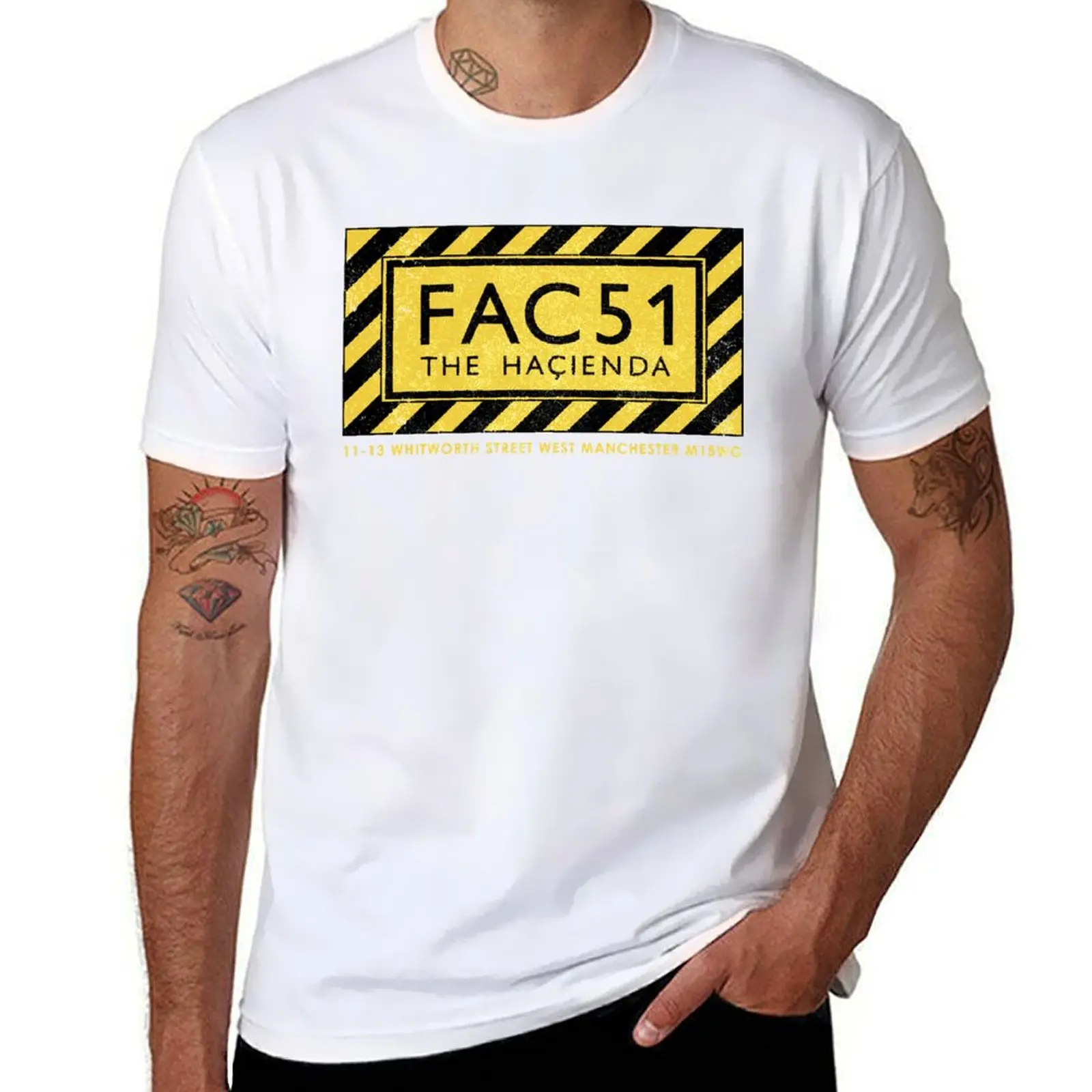 FAC51 The Hacienda Camiseta informal ligera de manga corta