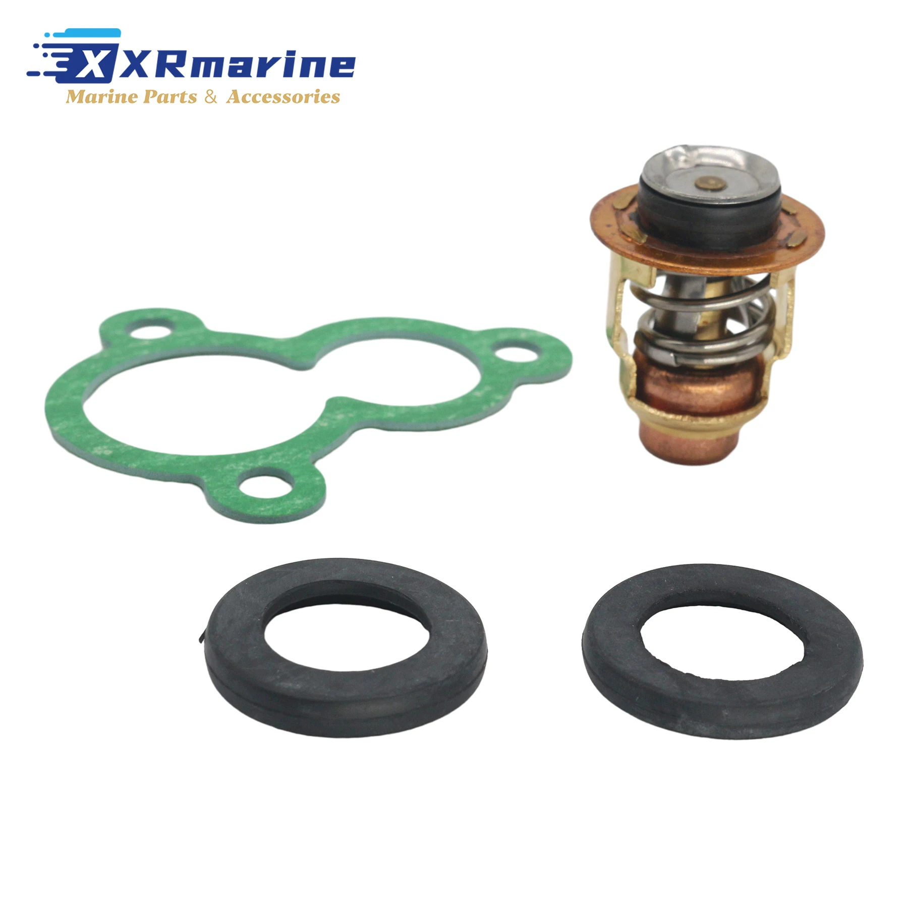 

66M-12411 Thermostat Service Kit 69M-12411 Fits for Yamaha Outboard F20 To F100 Replaces 6AH-12411 6G8-12411-00 688-12412-00