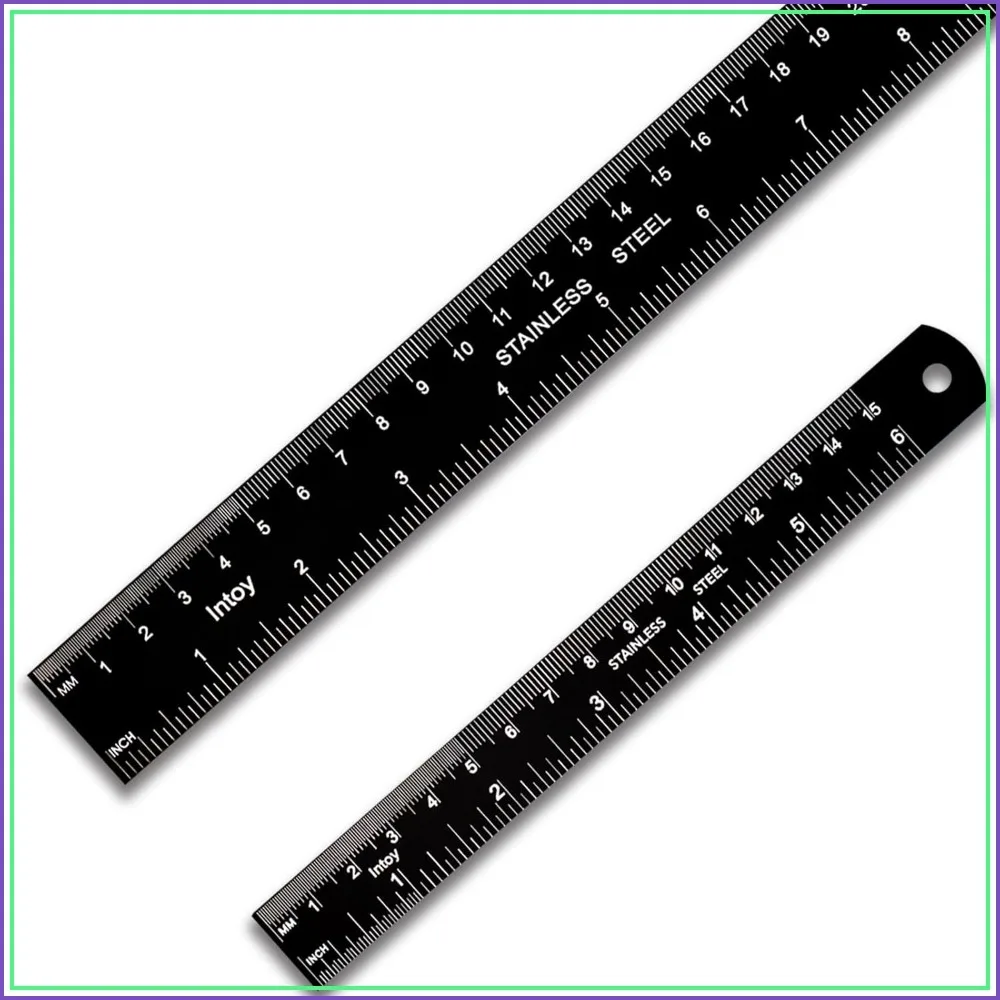 Stainless Steel Ruler Set 12
