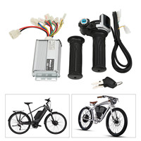 New Throttle Grip with Lock 36V 1000W Motor Brushed Speed Controller with Locking Battery Display Throttle Grip for Mini Bike
