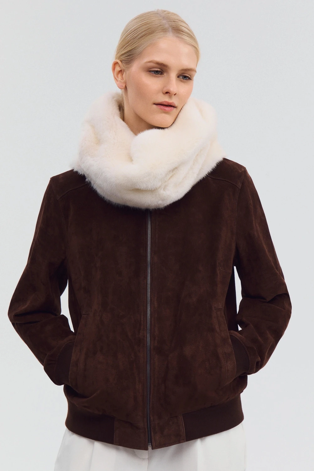 IG 2026 Women Soft Faux Mink Fur Neck Warmer Thick Plush Windproof Winter Warm Scarf Casual Daily Outdoor Neck Collar Accessory