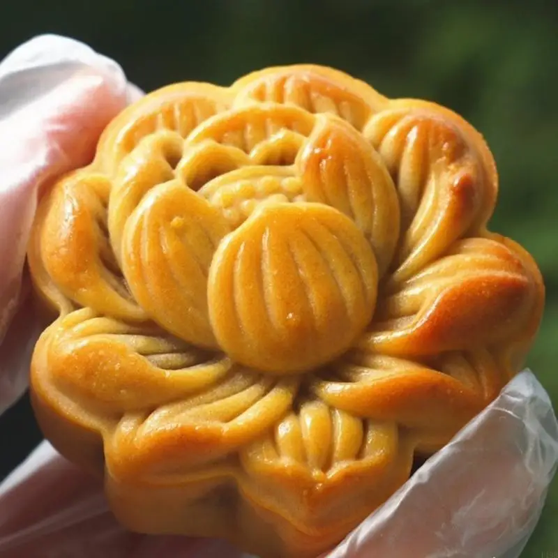F19B Mid-Autumn Festival Hand-Pressure Moon Cake Mould Plastic Mooncake Mold