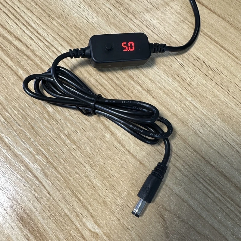 Câble tension réglable Type C à 3.5x1.35mm 5V 9V 12V 15V 20V pour haut-parleur LED