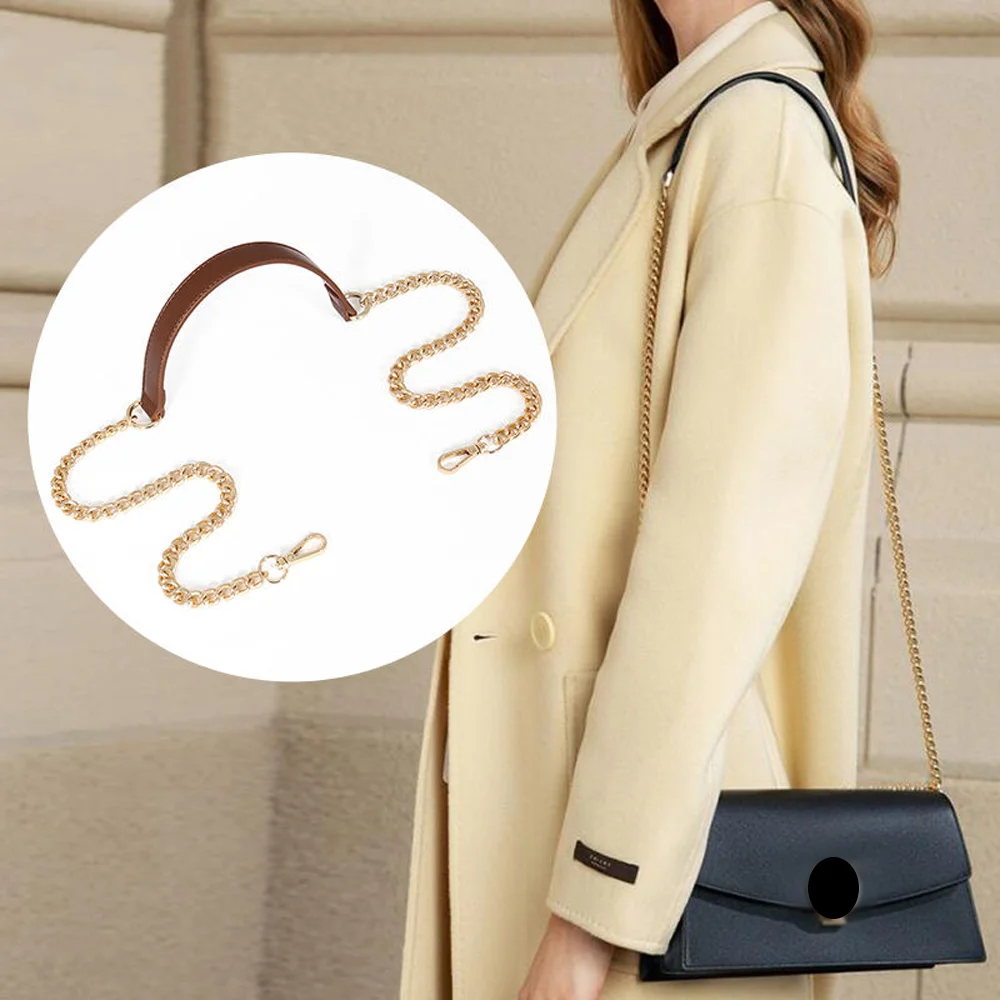 

Multicolor Bag Chain Accessories Gold Silver Women Shoulder Bag Chain Metal Bag Chain Strap Crossbody Bag Belt Chain for Handbag