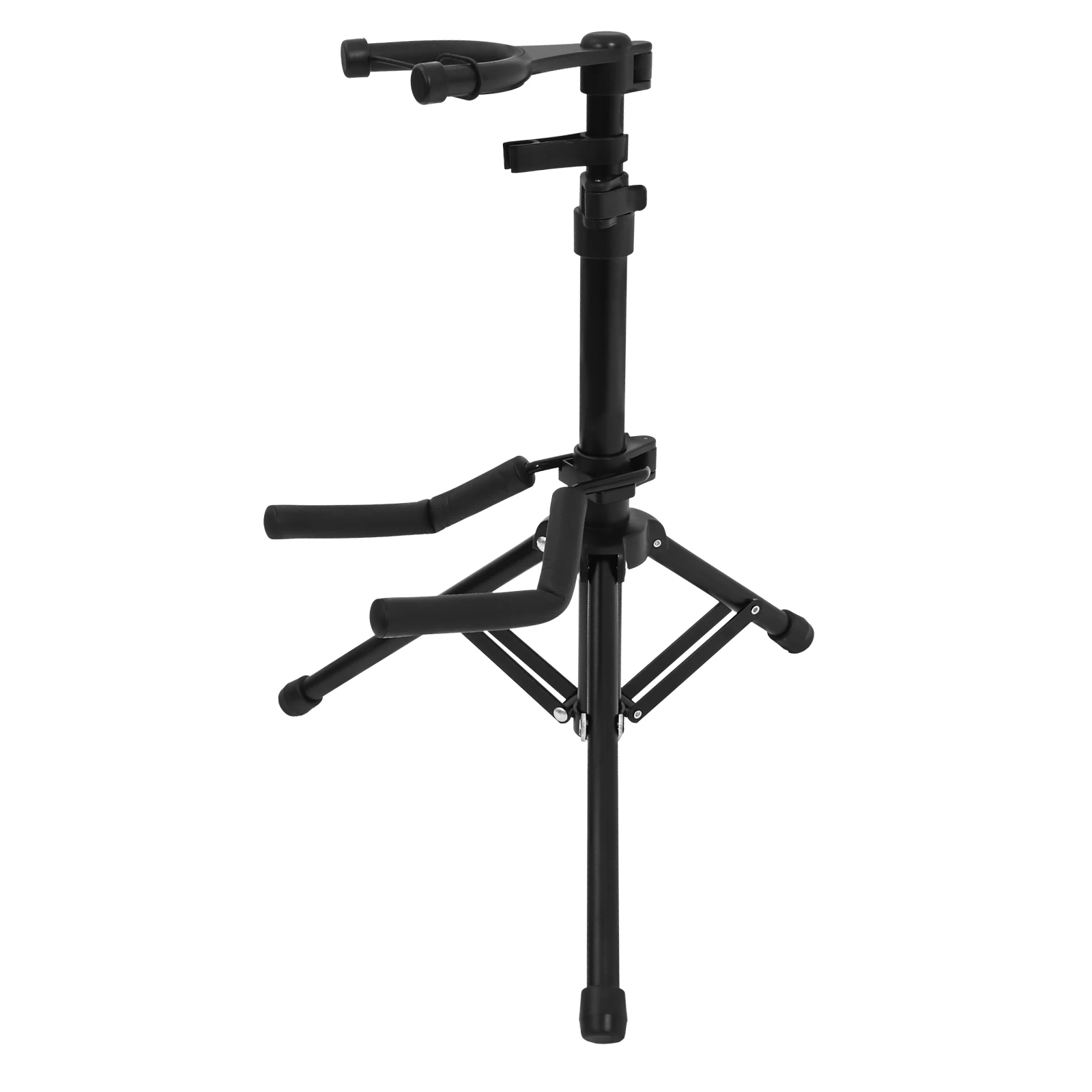 

Violin Stand Portable Tripod Self-locking Bracket Gravity Black Folding Display Storage
