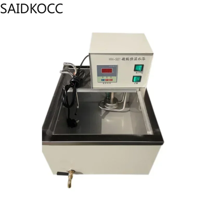 Lab super circulation digital display constant temperature water bath HH-501with internal and external circulating water pump10L