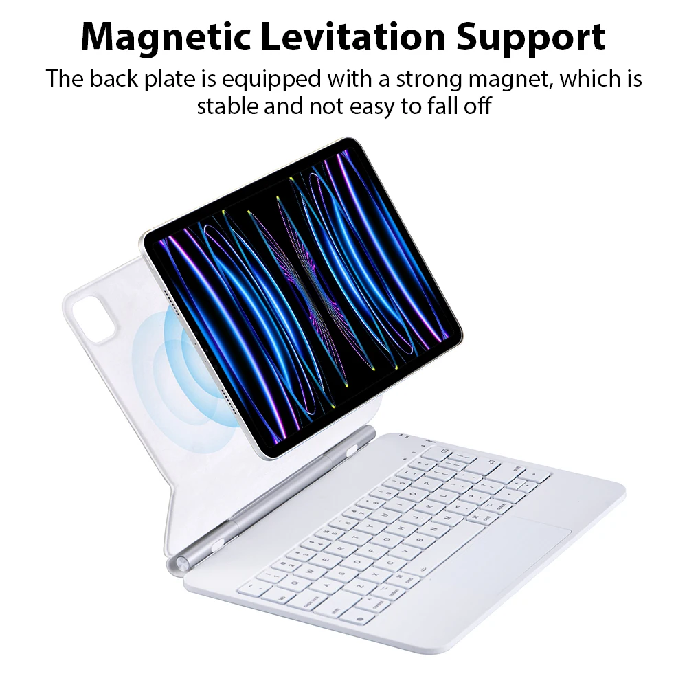 Keyboard Case For Ipad Pro 13 12.9 12 9 11 inch 2024 Magnetic Funda For Ipad 10th 10 Generation 10.9 Air 5 4 Cover Accessories