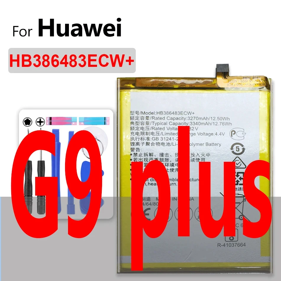 Battery For Huawei Honor 7X 8 8A 8S 8C 8X 9 9i 10 10i 20 20i Pro Lite STF-L09 STF-AL10/Mate 8 9 10 20 X RS G7 G8 G8X G9 G10 Plus