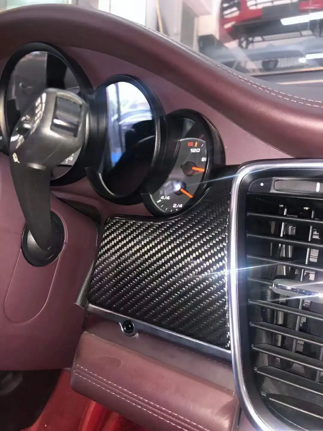 Для Porsche Panamera сухое углеродное волокно 17-23 внутренняя модификация центральная панель управления приборная панель дверь задний подлокотник сиденья Для Porsche Panamera сухое углеродное волокно 17-23 внутренняя модификация центральная панель управления приборная панель дверь задний подлокотник сиденья