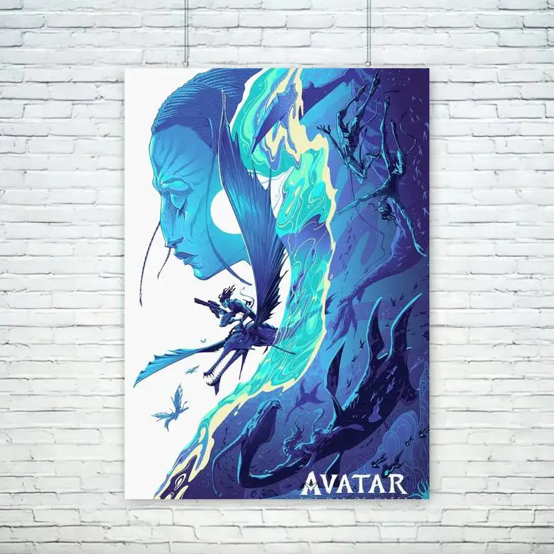 A-Avatar T-The Way of W-Waters POSTER Poster Wall Pictures For Living Room Fall Decor