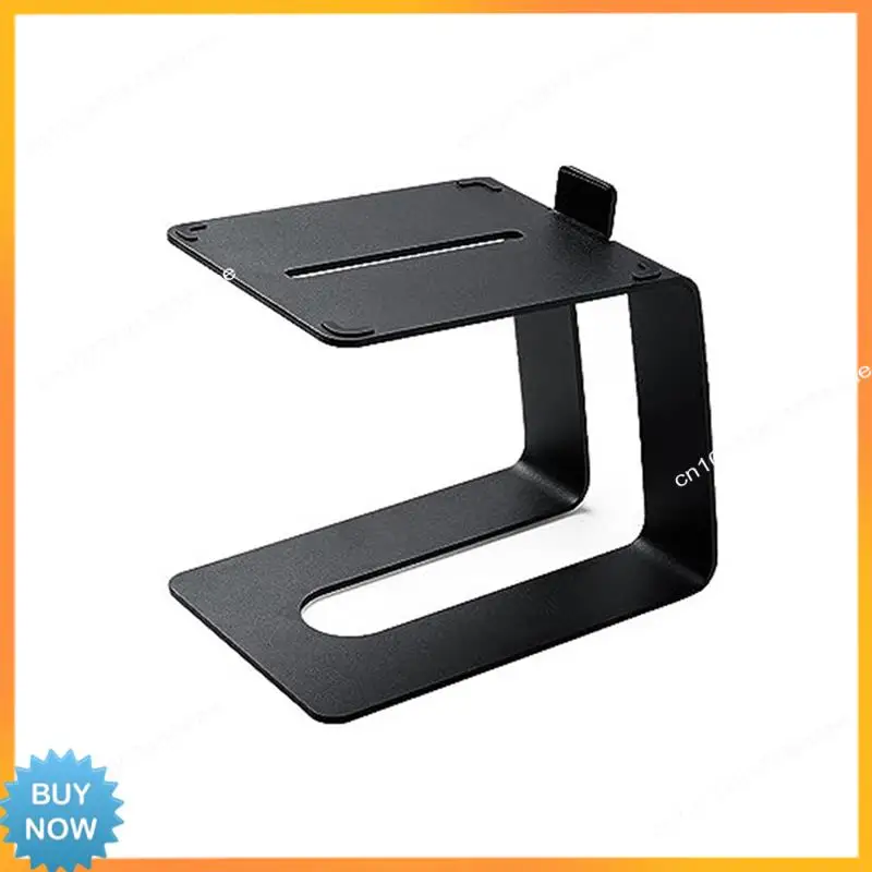 A10R Desktop Speaker Stand Universal Durable Anti-Slip  Speakers Metal Holder +Vibration Absorption Pads 1 PCS