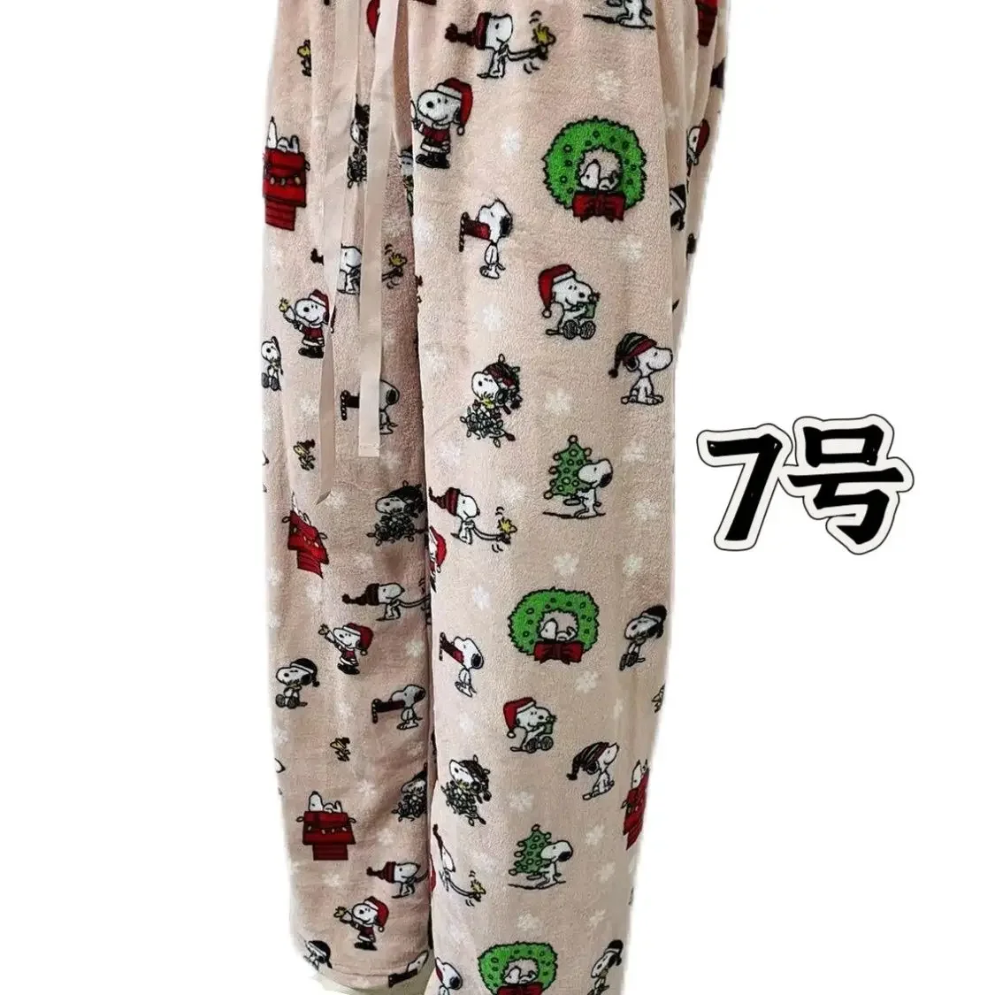 2024 Peanuts Snoopy Pajamas Halloween Flannel Fashion Trouserswomen Kawaii Woolen Anime Cartoon Casual Home Pants Autumn