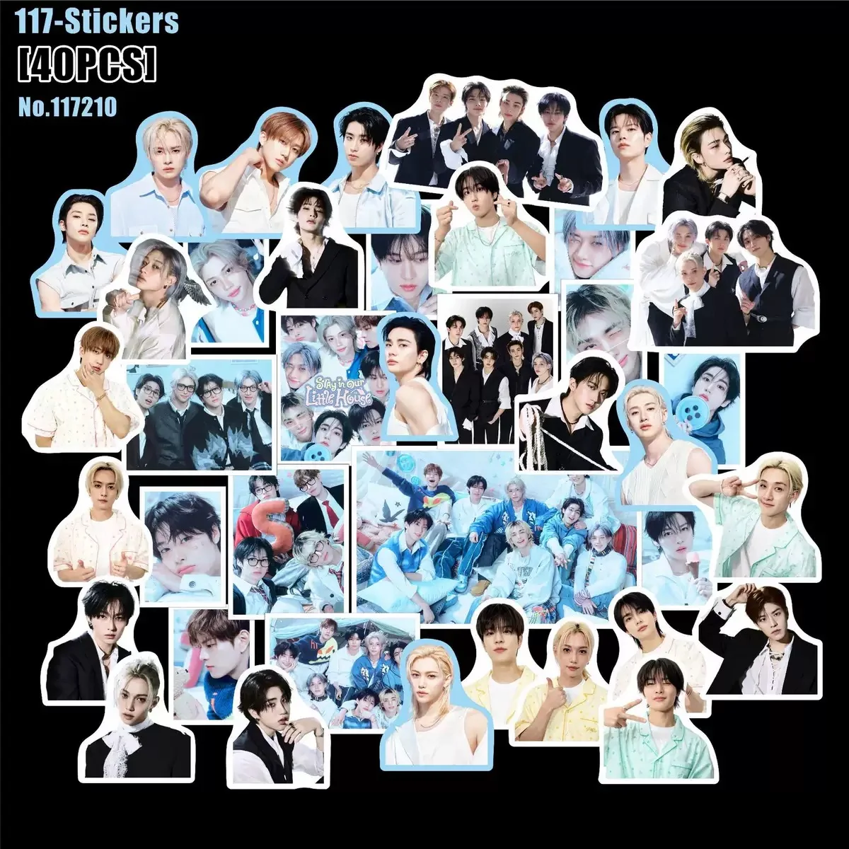 

40/50 Korean band Stray Kids SKZOO DO IT new album notebook stickers waterproof cup decoration FELIX peripheral stickers