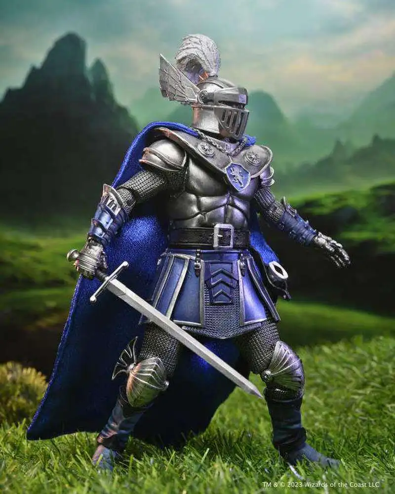 In Stock NECA Dragon and Dungeon Fortress Knight StrongHold 7-inch Action Figure Agent Edition Model Toys