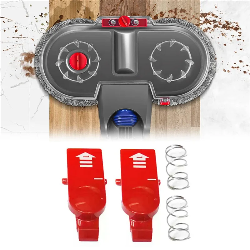 Bouton de languette de verrouillage à Clip AC88-4X pour aspirateur Dyson V12 Slim, pièces de rechange, bouton de réservoir d'eau à pression avec ressort