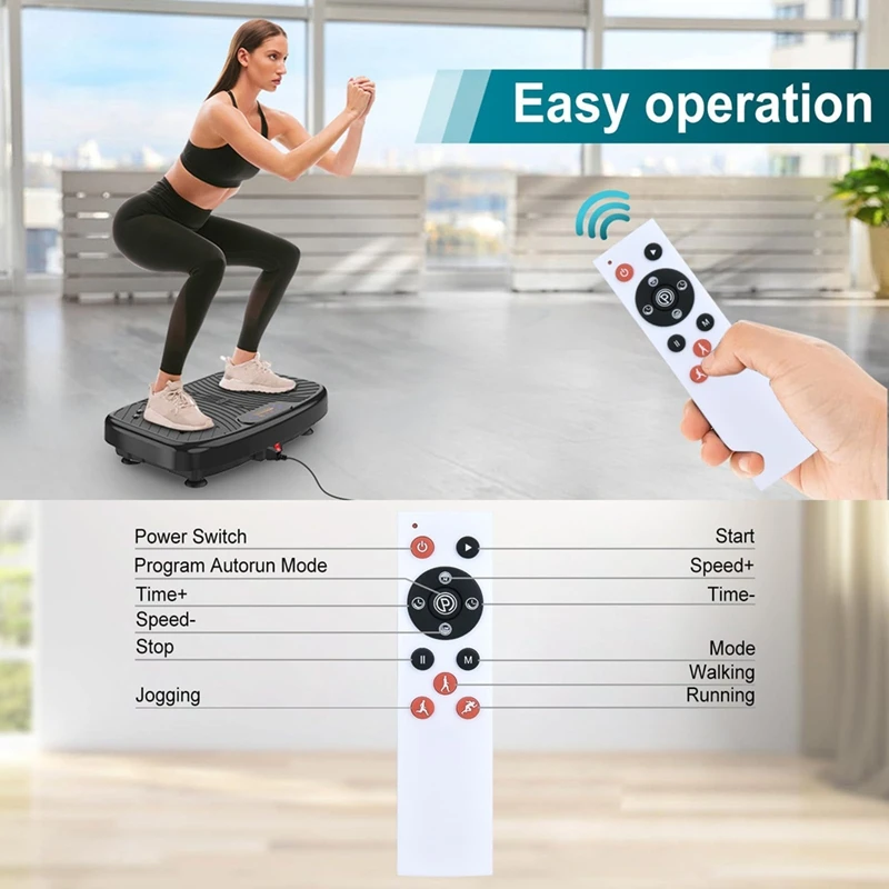 Replacement Remote Control for Vibration Plate Exercise Machine,Universal for Dailylife/PHAGATT/FELERDUN//-A32R