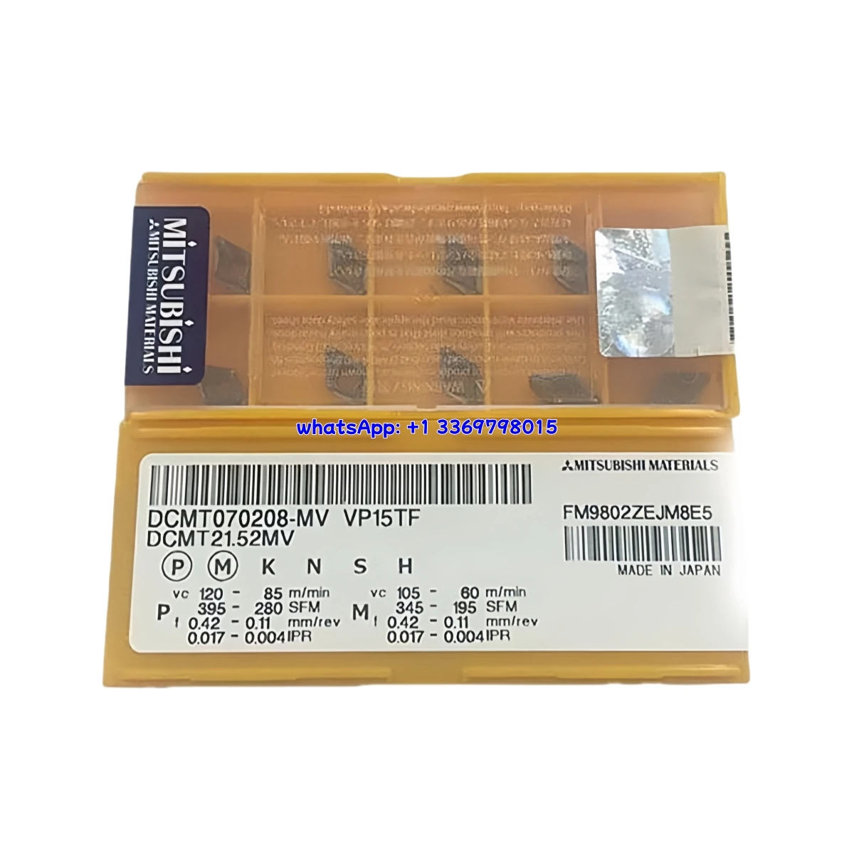 

100% Original DCMT DCMT070202/070204/070208 -MV NX2525/UC5115/UE6020/UE6110/US735/VP15TF Turning Insert