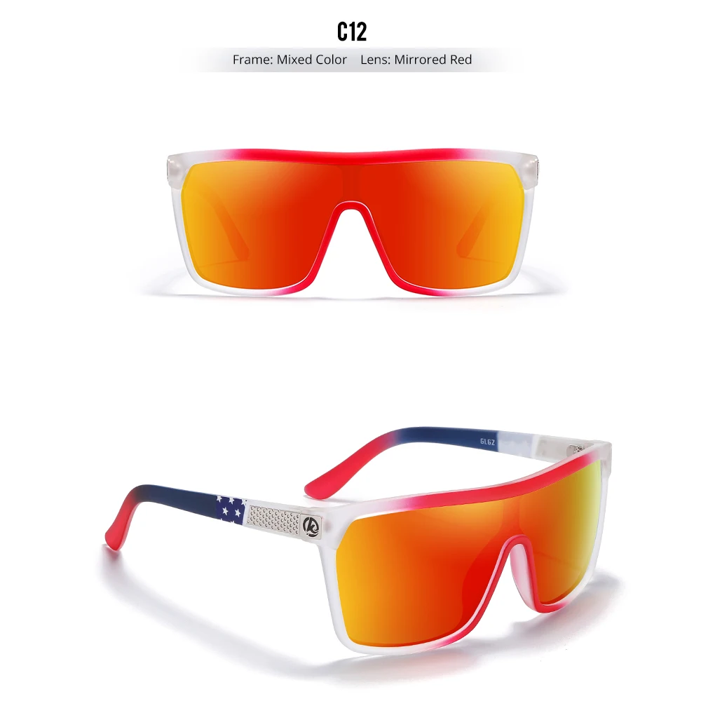 Kdeam High-End-Angels onnen brille für Männer und Frauen einteilige polarisierte Sonnenbrille mit langlebigen 5-Barrel-Scharnieren – Detail 29