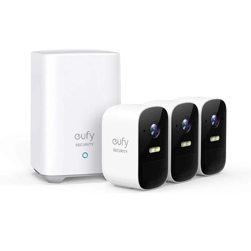 eufy Security eufyCam 2C überwachungskamera aussen 180 Tage Akku HD 1080p IP67 wetterfest, Nachtsicht Kompatibel mit HomeKit
