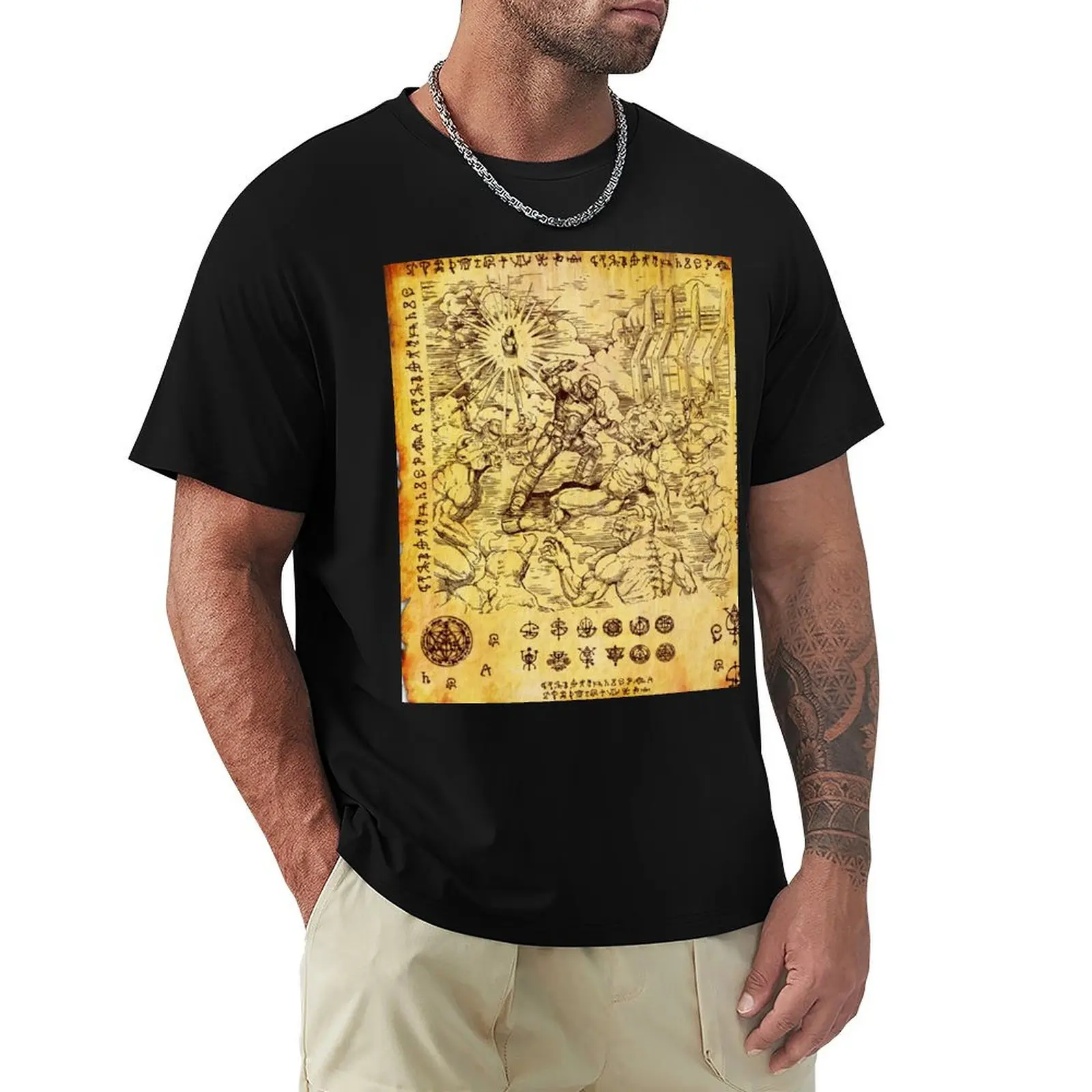 Doom Slayer Scripture T-Shirt t shirt for man T-Shirt