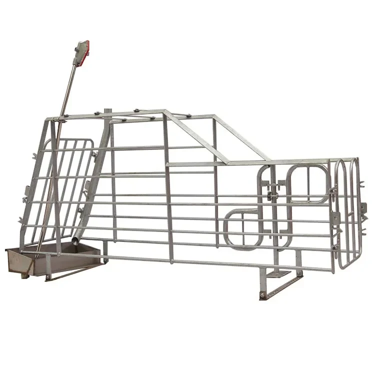 Hot dip galvanized Pig farming equipment sows gestation crates pig cages