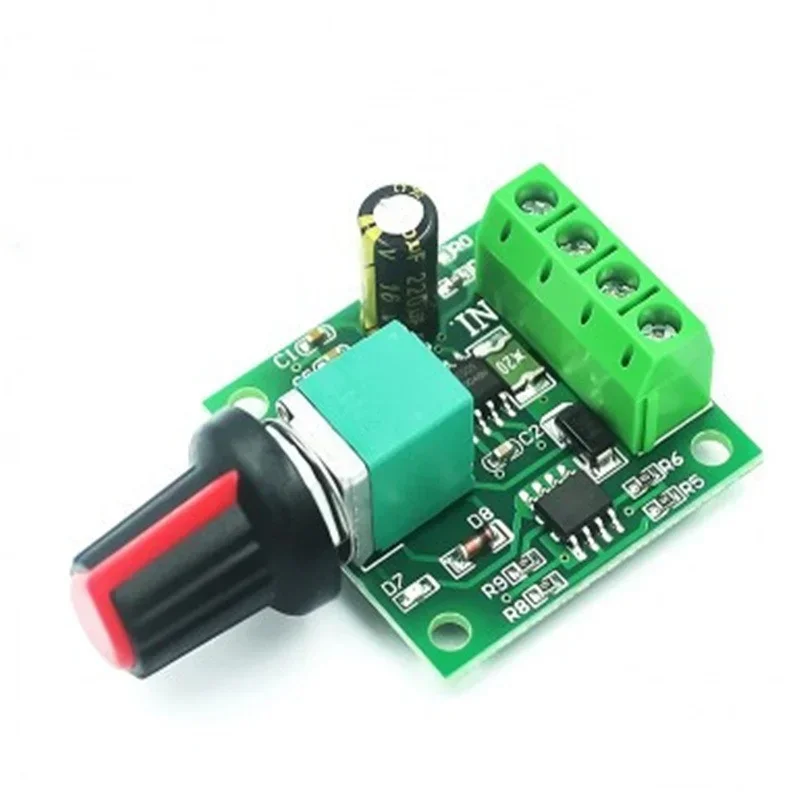 New DC 1.8V 3V 5V 6V 12V 2A PWM Motor Speed Controller Low Voltage Motor Speed Controller PWM 0~100% Adjustable Drive Module