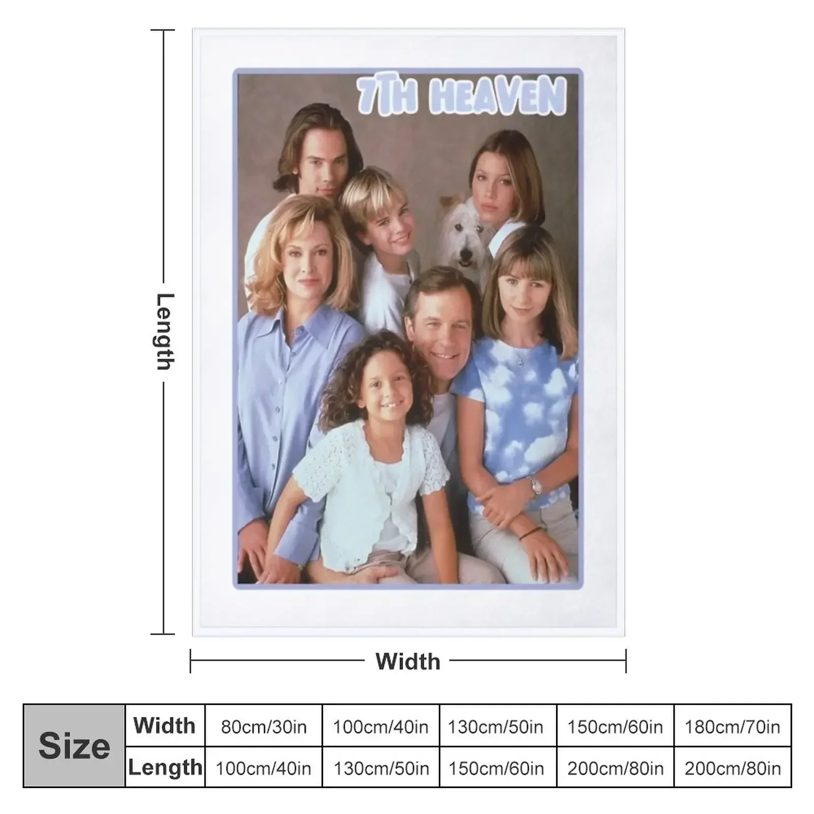 7th Heaven Throw Blanket
