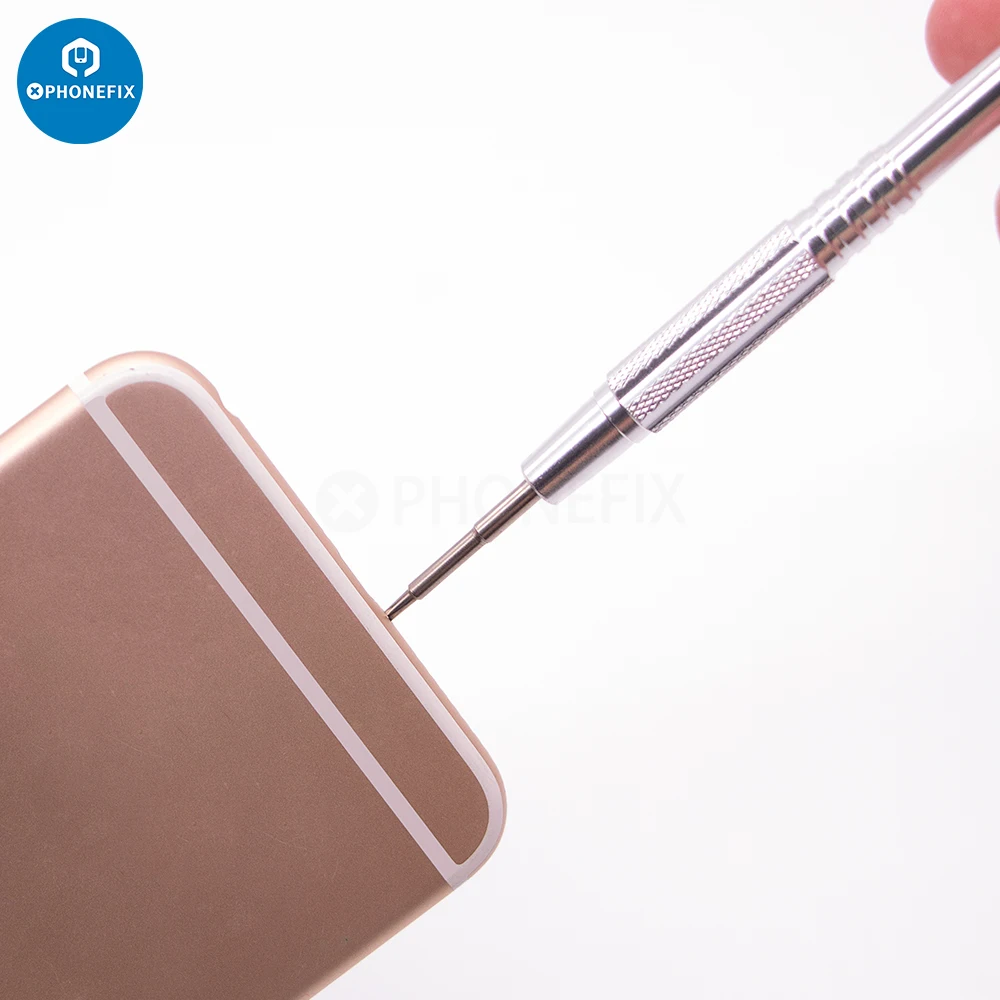5pcs Set Mobile Phone Opening Screwdriver for iPhone iPad Repair Phillips 0.6Y T2 0.8Pentagram Aluminum Screwdriver Repair Tool