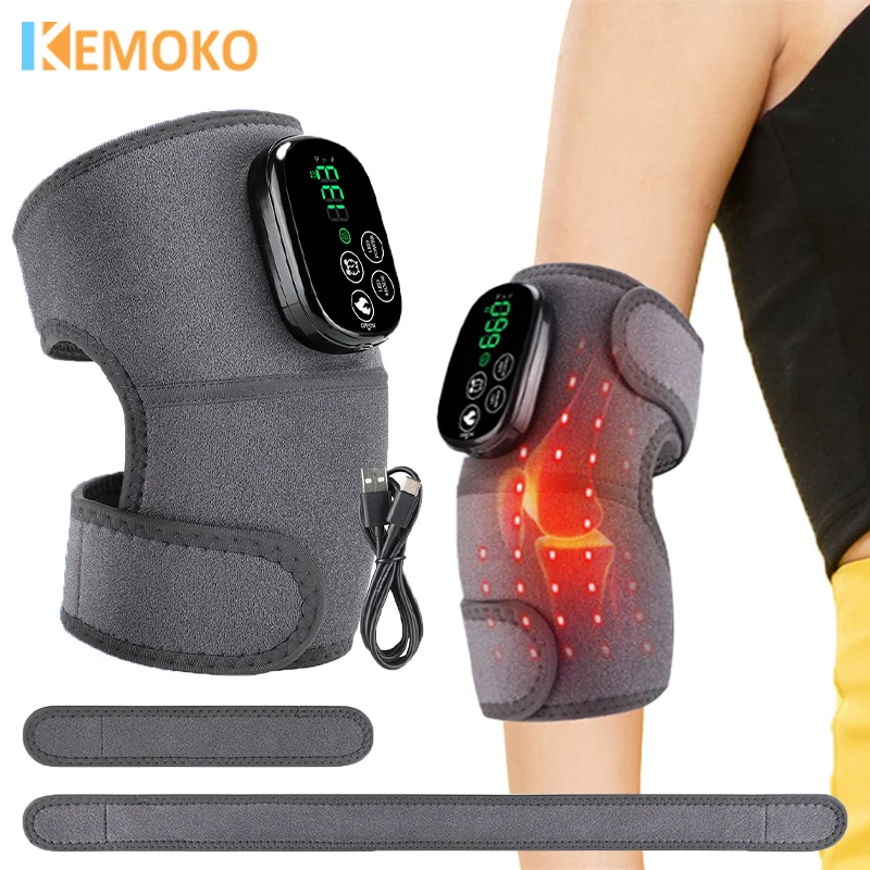 

Беспроводной электрический подогрев наколенник защита плеч компресс локтевой сустав термоплечной бандаж массаж мышц расслабление 650 нм 850 нм