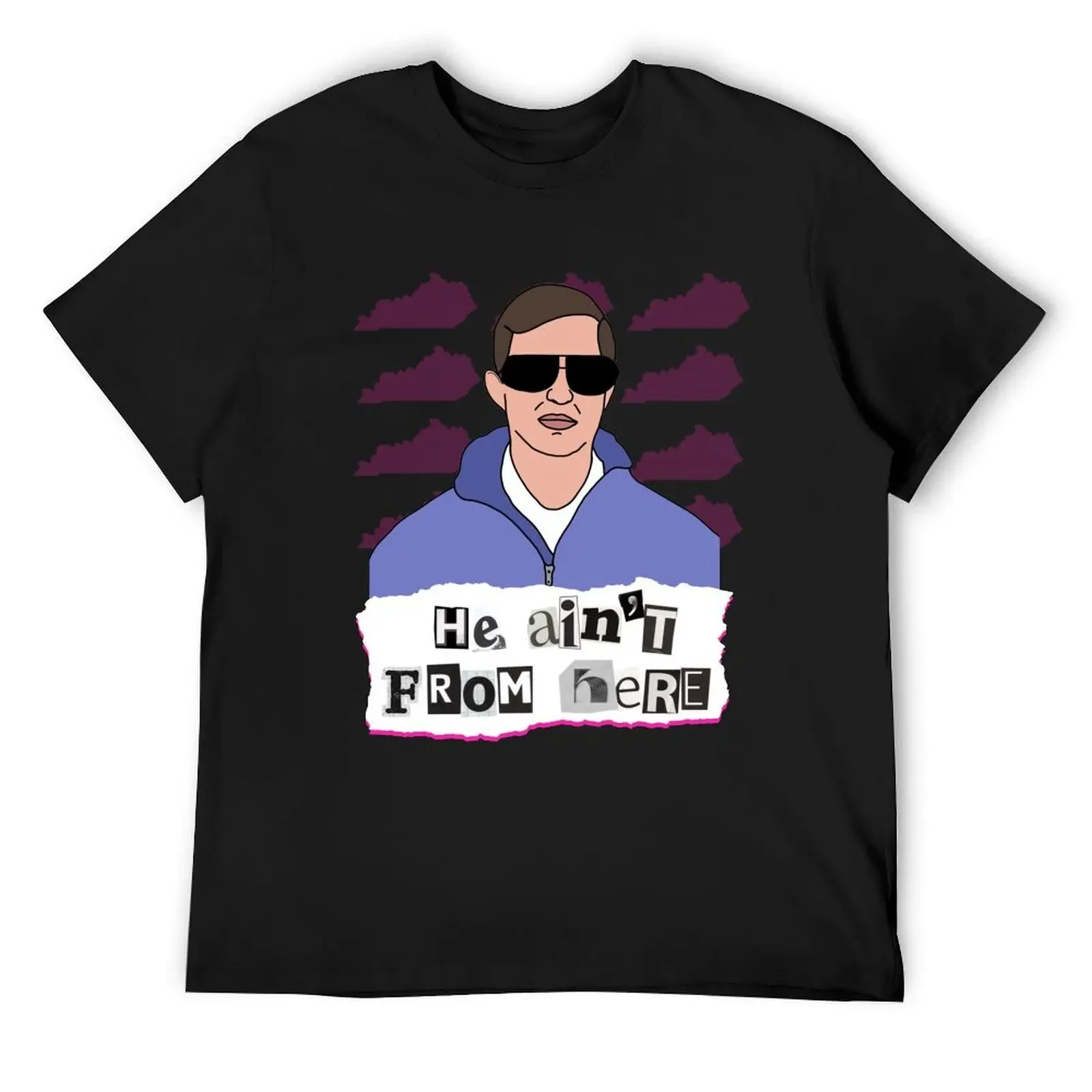 

He Ain't From Here pt 2 T-Shirt graphic t shirt vintage Blouse compression shirt men