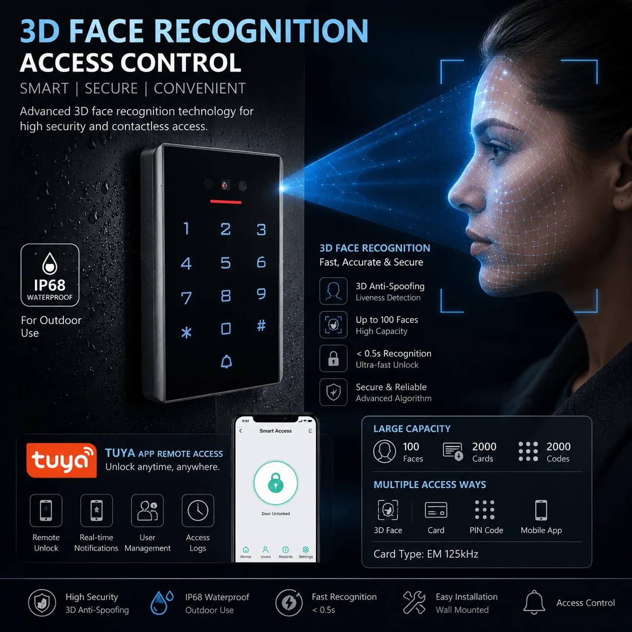 teclado-de-control-de-acceso-para-exteriores-con-reconocimiento-facial-3d-wifi-tuya-ip68-impermeable-con-lector-de-proximidad-rfid-em-carcasa-metalica