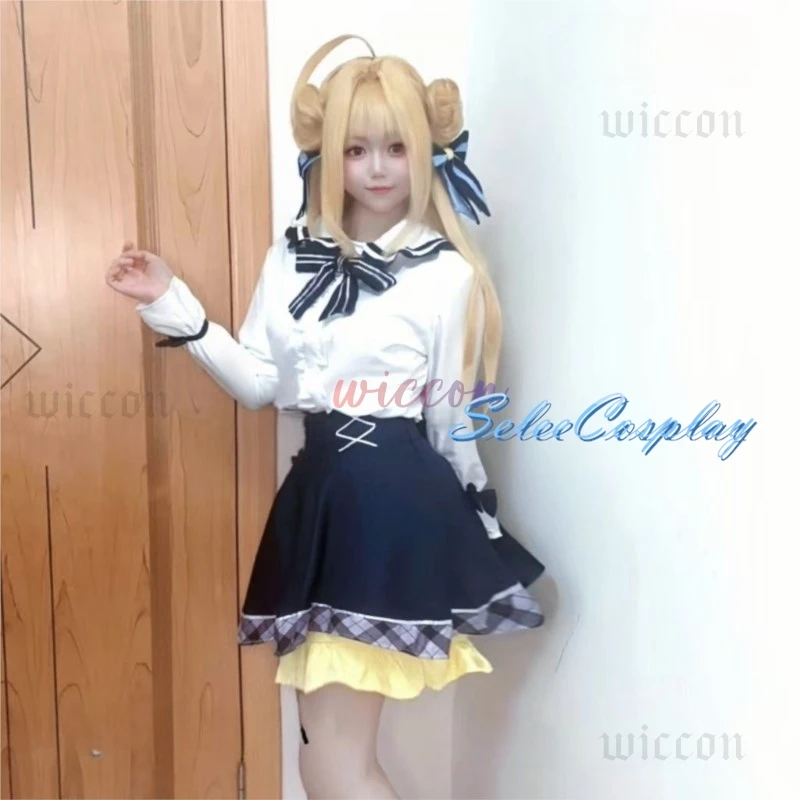 Game Hamidashi Creative Izumi Hiyori Cosplay Costume Adult Women Girls JK Skirt Suit Wig Halloween Uniform Outfit