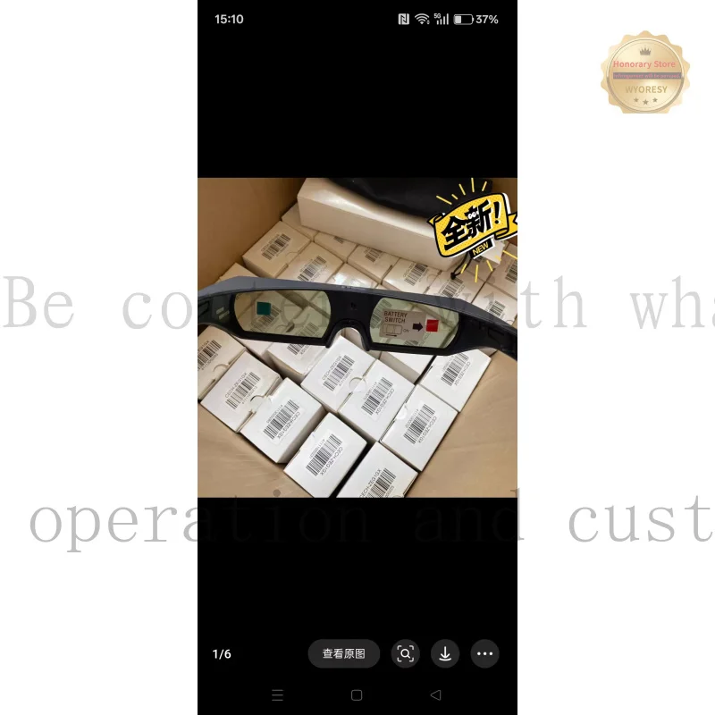 YD Original CECH-ZEG1E Active 3D Glasses Rechargeable For Sony PS3 Playstation 3