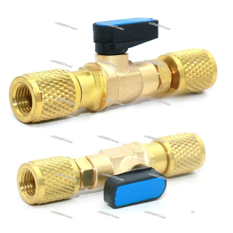 Air conditioner liquid ball valve switch R410 adapter R32R22 safety valve all copper connector liquid pipe fluoride refrigerant