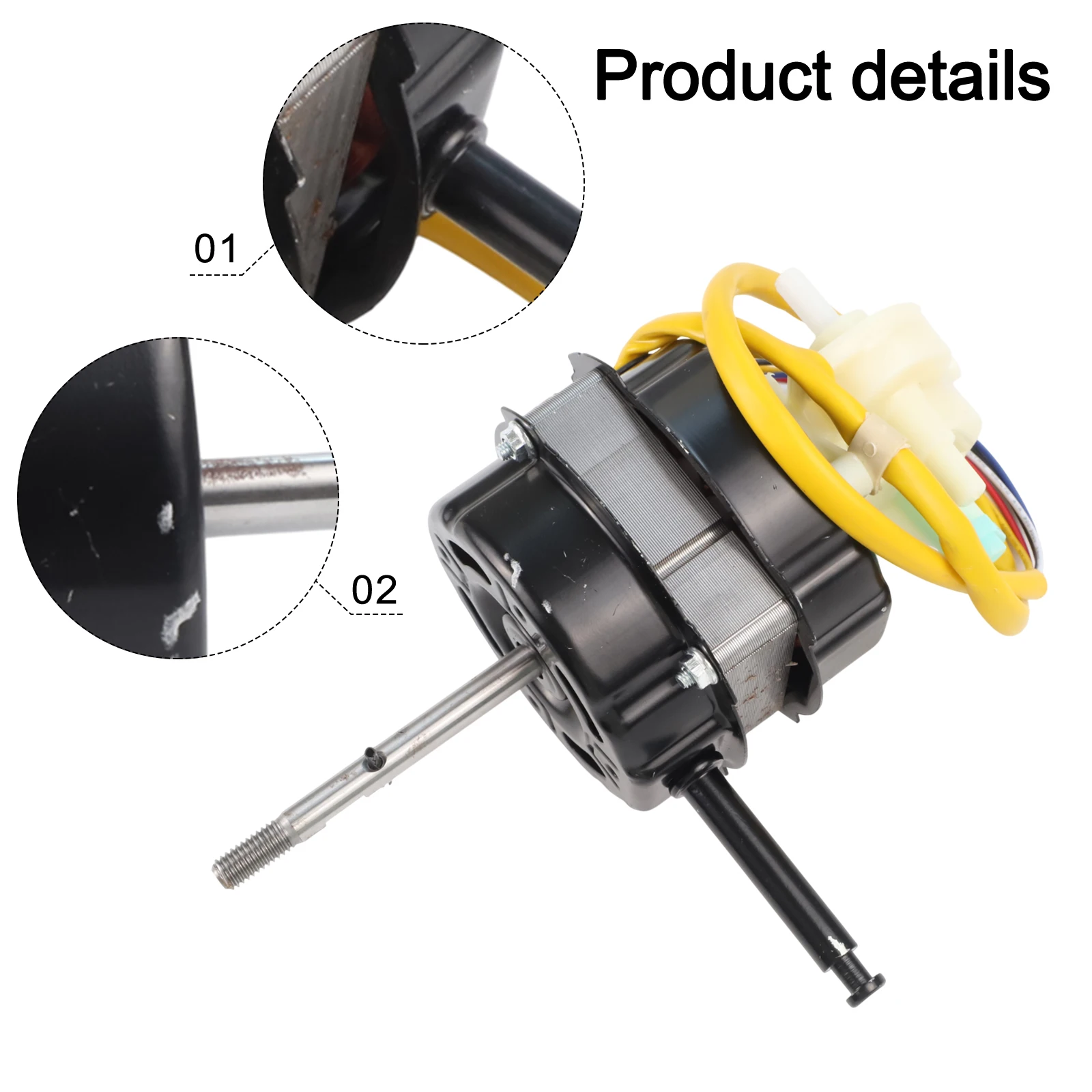 Cooling Solutions Floor Fan Motor Double Ball Bearing Easy Maintenance Energy Efficient Enhances Air Circulation For 18 Inch Fan