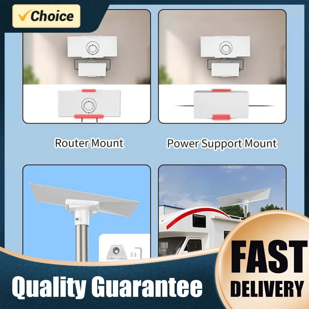 For StarLink Gen 3 RV Ladder Mount Roof Rack Bracket RV Ladder Mount For StarLink Pole Mount for StarLink Mount Kit