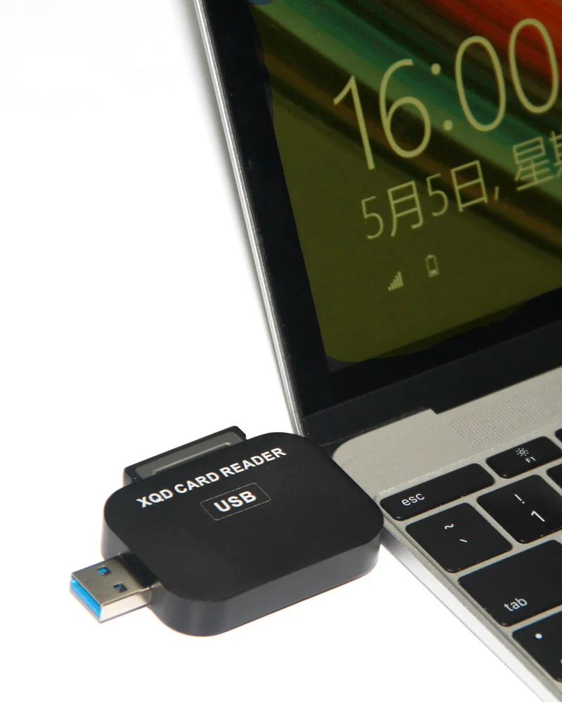 Xqd 카드 판독기 usb3.1 유형 c & usb3.0 2in1 카드 판독기 windows mac os 용 sony nikon lumix 카메라 용 고속 sd 카드 판독기