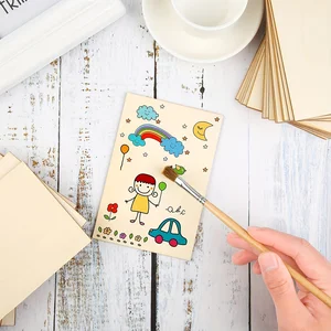 Folhas de madeira inacabada retangular para artesanato, madeira DIY, casa e aviões, artes do navio e do barco, projetos escolares, 6x4 pol, 15x10cm, 15PCs 12 principais vendas tronco madeira decorativo - №4