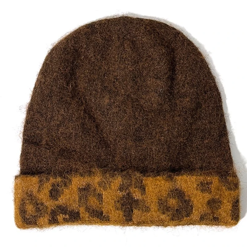 قبعات صوفية دافئة عصرية ومتعددة الاستخدامات للخريف والشتاء قبعات Skullies Beanies المحبوكة غير الرسمية للنساء #2