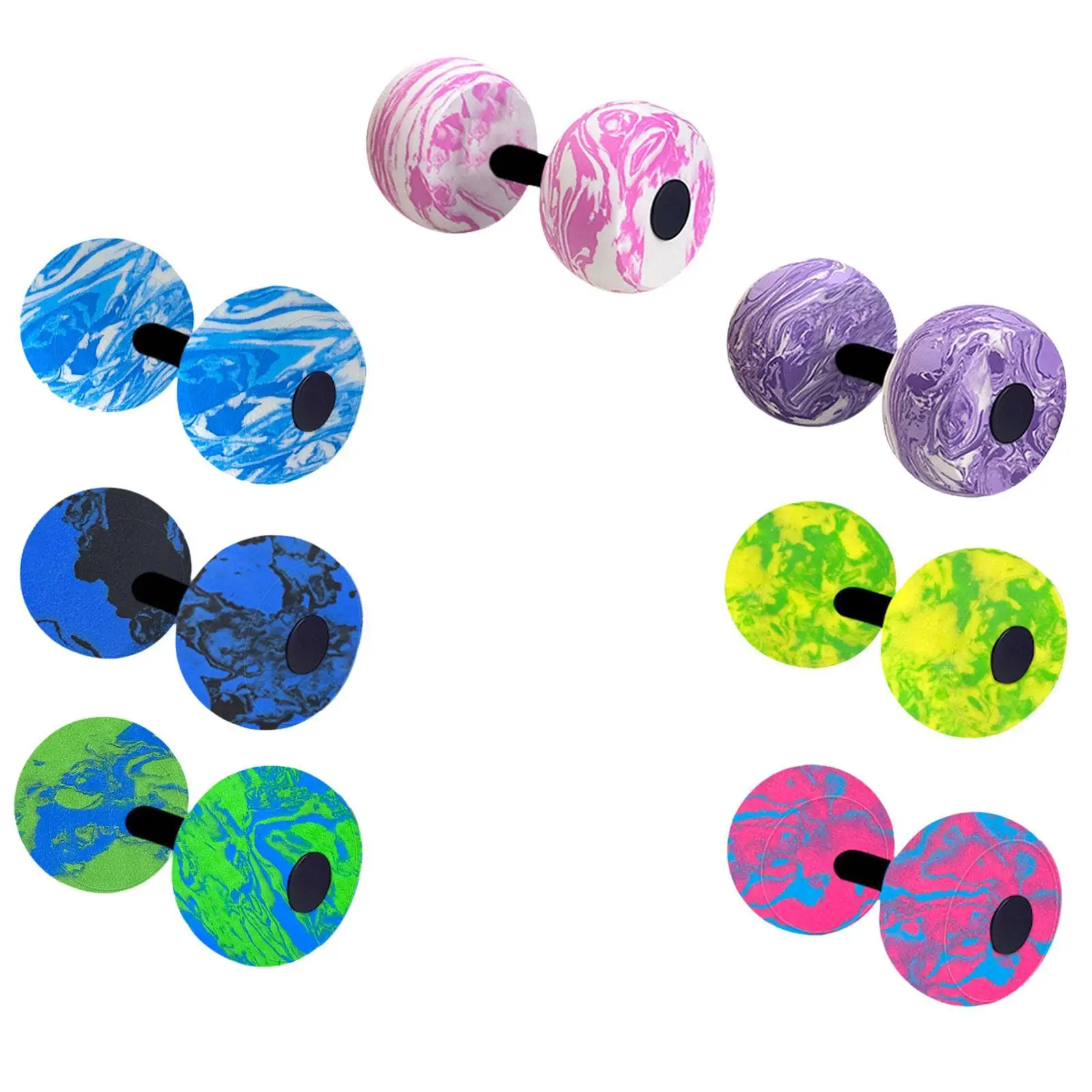 Water Dumbbells EVA Material Floating Barbell Swimming Equipment for Upper Body Training and Aerobic Exercise