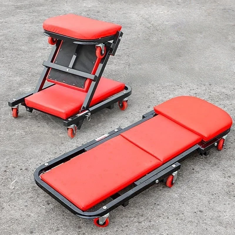 

Multi-functional Foldable Roller Car Repair Seat Auto Repair Folding Skateboard With Wheels Car Repair Lying Board