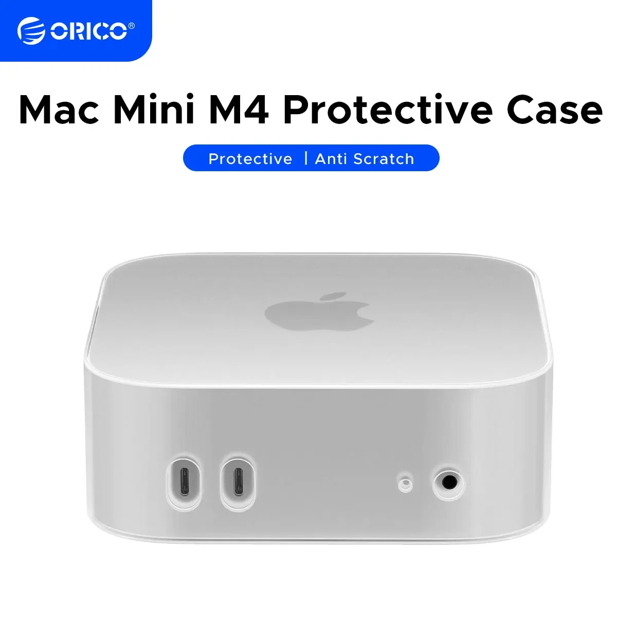 

ORICO For Mac Mini M4/M4 Pro Silicone Protect Case Waterproof Protective Shell Dustproof Protector Cover PC Case Accessories