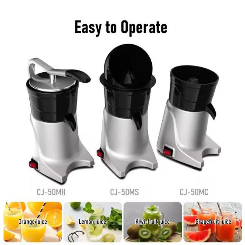 250W Professional Orange Juice Machine Commercial 1500RPM Fruit Juicer Machine Electric Lemon Citrus Juicer Squeezer Machine