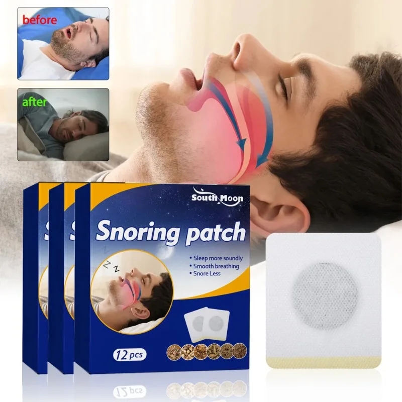 Anti-Snoring Patch Right Way Stop Snoring Help lmproved Nighttime Sleeping Less Mouth Breath Adult Snore Care Stickers