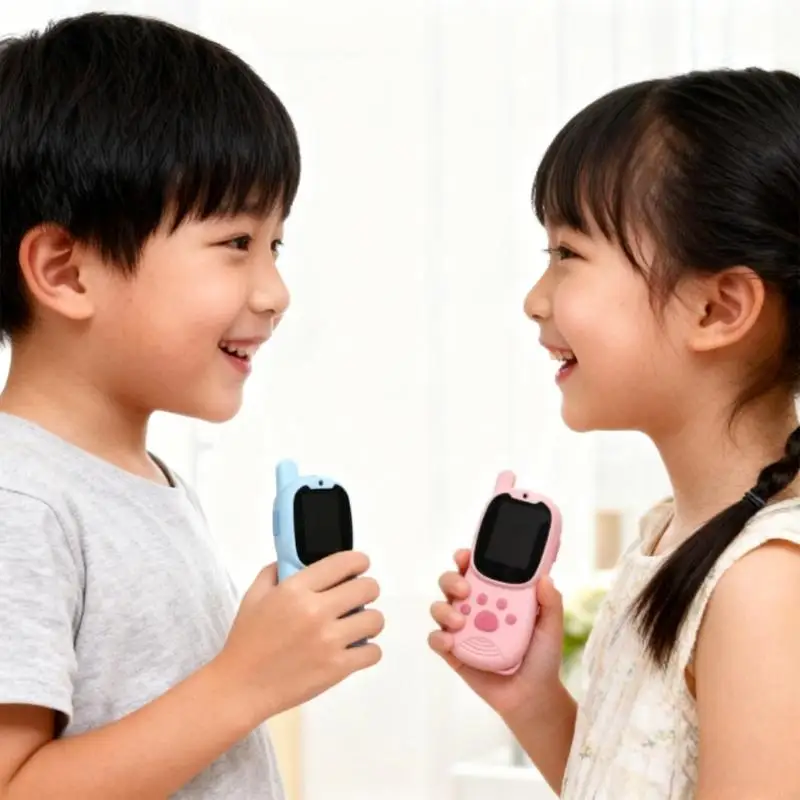 لعبة فيديو تفاعلية للأطفال، جهاز اتصال لاسلكي، مكالمات صوتية، التقاط الصور، وظائف تغيير الصوت للعب الآمن A2UB
